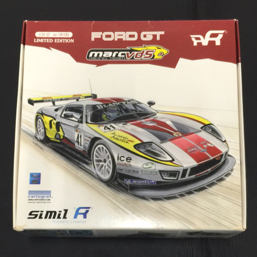 cartograf simil R 1:24 フォードGT marc vds LIMITED EDITION REF.141103 プラモデル 保存箱付き